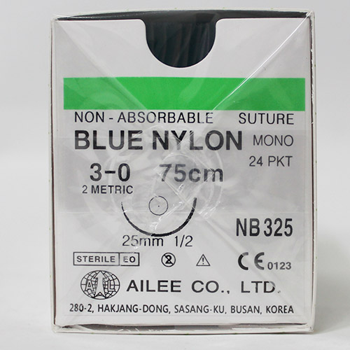 青色ナイロン3-0(NB325)