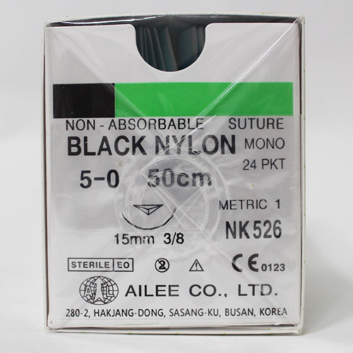 ブラックナイロン5-0(NK526)