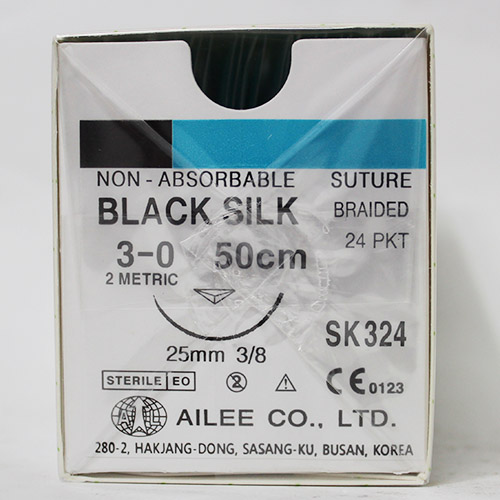 ブラックシルク3-0(SK324)