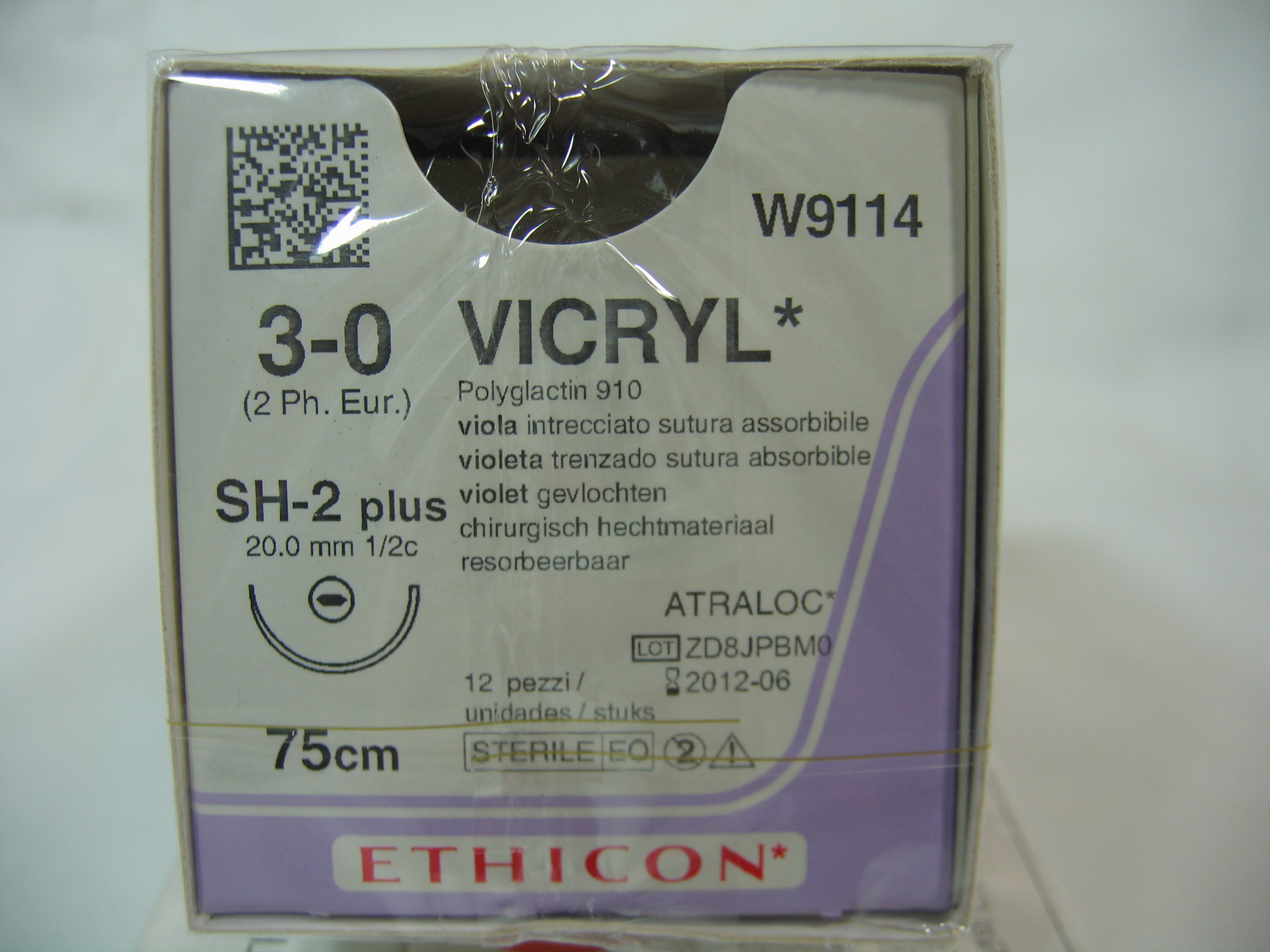 バイクリル(vicryl) 3/0