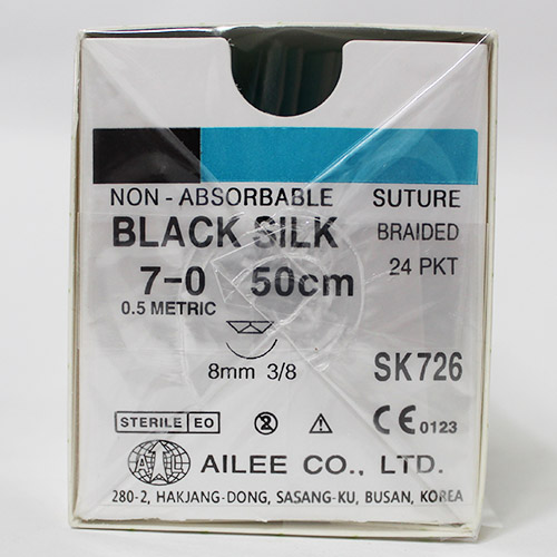 ブラックシルク7-0(SK726)