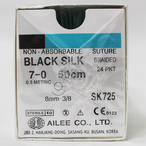 ブラックシルク7-0(SK725)