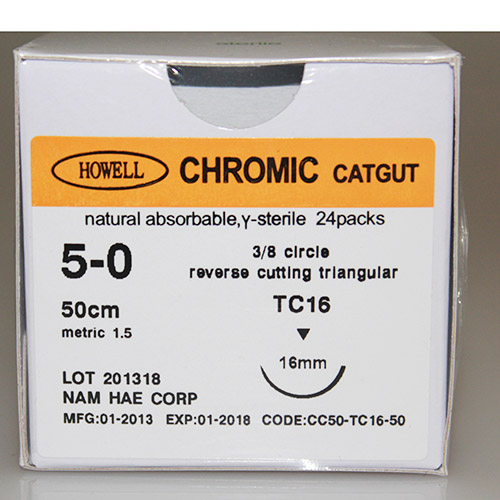 クロミック5-0(TC16)